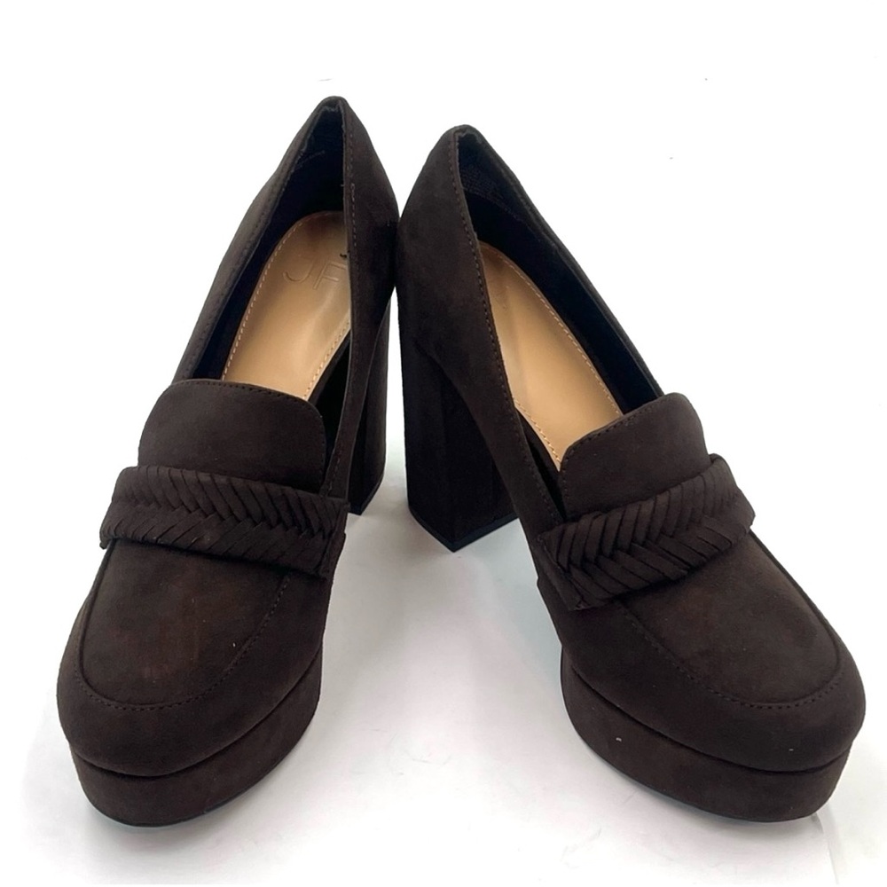 NIB Just Fab Adele Coffee Suede Pumps Size 7 & 9
